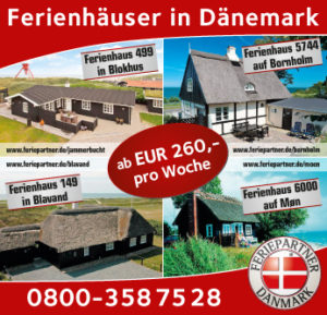Printwerbung Ferienhaus Dänemark